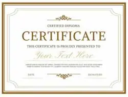 Certficate
